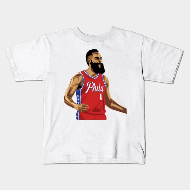 James Harden James Harden 76ers Kids T Shirt TeePublic